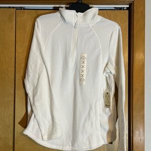 St John Bay quarter zip pullover.